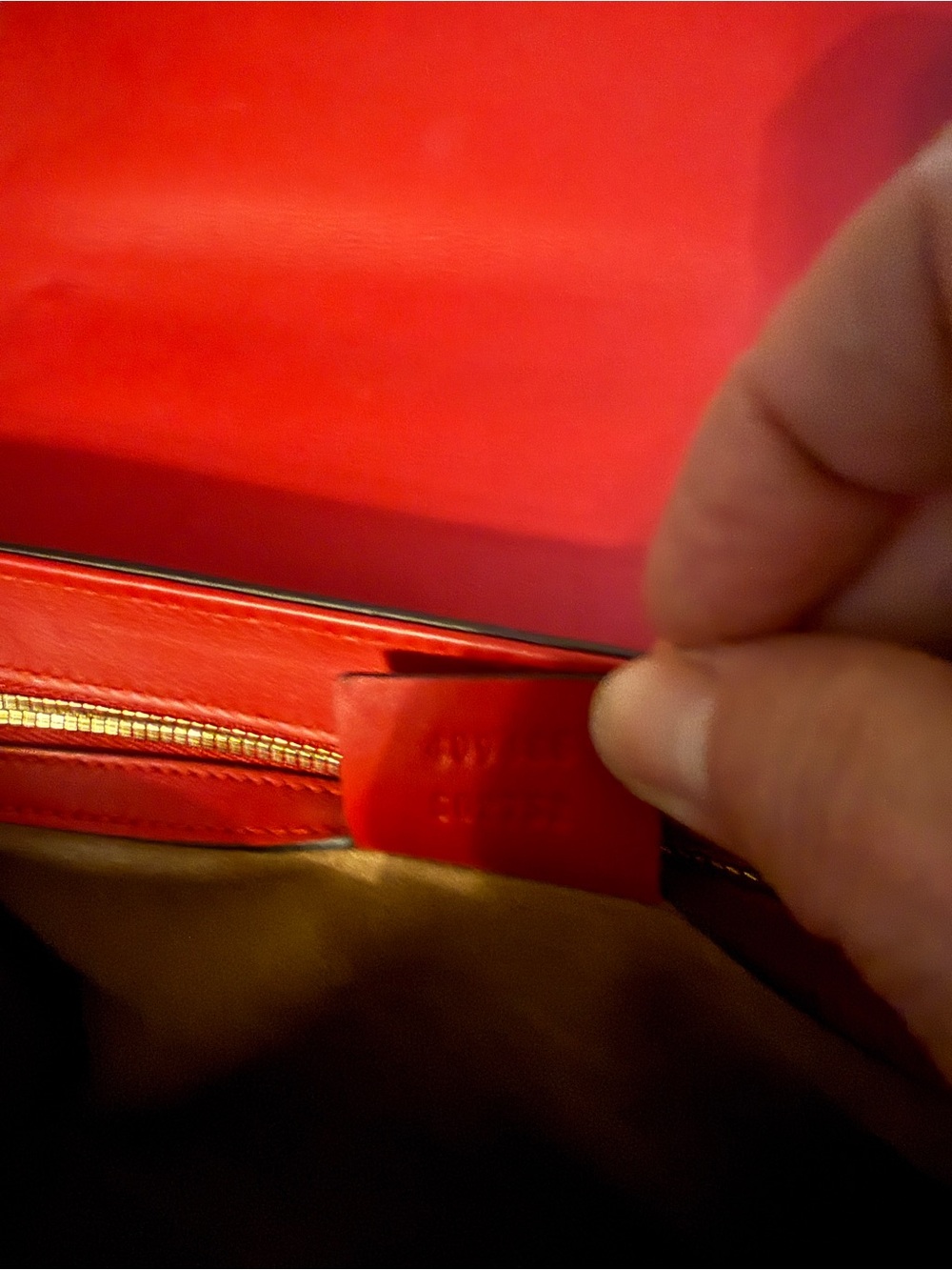 Gucci Red and Brown GG Supreme Padlock MED Shoulder Bag with Gold Hardware - Picture 13 of 15